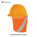 Top-Qualität abnehmbare Sun Protective Außen reflektierende Hard Hat Neck Shade Netting Hut neue Hard Hat Shade für den Großhandel